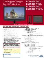 Предварительный просмотр 7 страницы Tote Vision LCD-1411TW Brochure