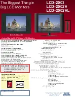 Предварительный просмотр 8 страницы Tote Vision LCD-1411TW Brochure