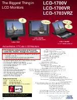 Preview for 12 page of Tote Vision LCD-1411TW Brochure