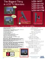 Предварительный просмотр 15 страницы Tote Vision LCD-1411TW Brochure