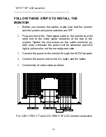 Предварительный просмотр 8 страницы Tote Vision LCD-1700V Owner'S Manual