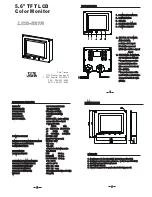 Preview for 1 page of Tote Vision LCD-561R Specifications