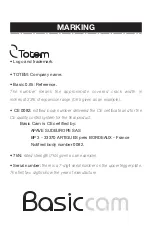 Preview for 10 page of Totem Basic cam Instructions For Use Manual