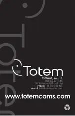 Preview for 12 page of Totem Basic cam Instructions For Use Manual