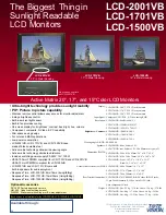 Preview for 1 page of Totevision LCD-1500VB Brochure