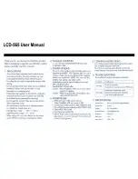 Предварительный просмотр 1 страницы Totevision LCD-565 User Manual