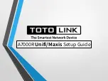 Preview for 1 page of Toto Link A7000R Setup Manual