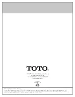 Preview for 12 page of Toto 0GU5020 Installation And Owner'S Manual