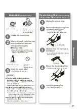 Предварительный просмотр 27 страницы Toto A200 SW2024 Instruction Manual