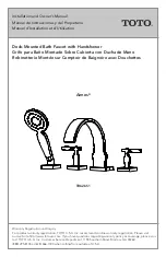 Preview for 1 page of Toto Aimes TB626S1 Installation And Owner'S Manual