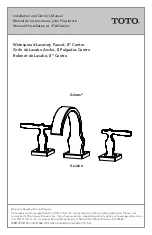 Preview for 1 page of Toto Aimes TL626DD Installation And Owner'S Manual