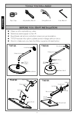 Preview for 4 page of Toto Aimes TS626A Installation And Owner'S Manual