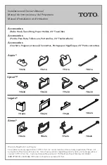 Toto Aimes YB626 Installation And Owner'S Manual preview