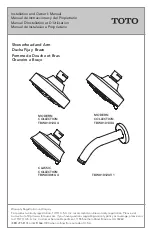 Preview for 1 page of Toto CLASSIC TBW03001U4 Installation And Owner'S Manual