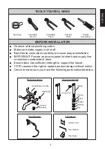 Предварительный просмотр 3 страницы Toto CLAYTON TB784DD Installation And Owner'S Manual