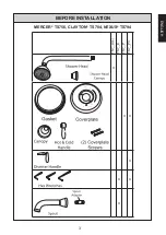 Preview for 3 page of Toto Clayton TS784A Installation And Owner'S Manual