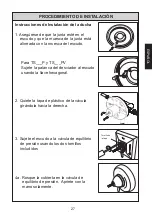 Preview for 27 page of Toto Clayton TS784A Installation And Owner'S Manual