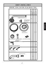 Preview for 47 page of Toto Clayton TS784A Installation And Owner'S Manual