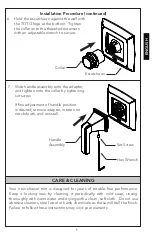 Preview for 5 page of Toto Connelly TS221D Installation And Owner'S Manual