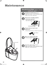 Preview for 36 page of Toto CS985VA Instruction Manual