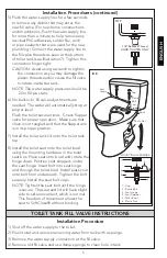 Preview for 5 page of Toto CST243EF Installation Manual