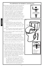 Preview for 14 page of Toto CST243EF Installation Manual