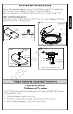 Preview for 7 page of Toto CST405F Installation And Owner'S Manual