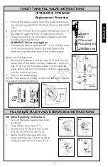 Preview for 9 page of Toto CST405F Installation And Owner'S Manual