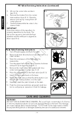 Preview for 10 page of Toto CST405F Installation And Owner'S Manual