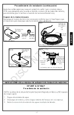 Preview for 17 page of Toto CST405F Installation And Owner'S Manual