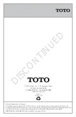 Preview for 33 page of Toto CST405F Installation And Owner'S Manual