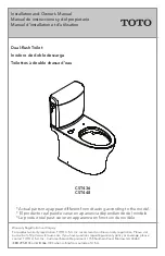 Toto CST436 Installation And Owner'S Manual preview