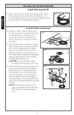 Предварительный просмотр 4 страницы Toto CST474CEFG Installation Manual