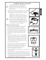 Preview for 5 page of Toto CST484CEMF Installation And Owner'S Manual