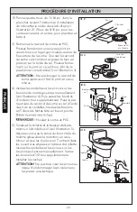 Предварительный просмотр 20 страницы Toto CST614 Series Installation Manual