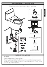 Предварительный просмотр 3 страницы Toto CST642 Installation Manual