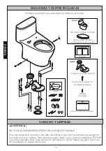 Предварительный просмотр 10 страницы Toto CST642 Installation Manual