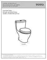 Preview for 1 page of Toto CST654MF Installation And Owner'S Manual