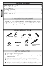 Preview for 2 page of Toto CT705ULN Installation And Owner'S Manual