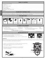 Preview for 2 page of Toto CT970CEMFG Installation Manual