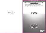 Preview for 1 page of Toto DM359CF Instructions For Operation Manual