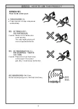 Preview for 6 page of Toto DSE101E Owner'S Manual