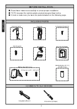 Предварительный просмотр 4 страницы Toto DSE101EEB Installation And Owner'S Manual