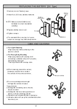 Предварительный просмотр 13 страницы Toto DSE101EEB Installation And Owner'S Manual