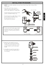 Preview for 7 page of Toto EcoPower Series Installation And Owner'S Manual