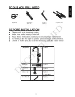 Предварительный просмотр 3 страницы Toto EN TL382SDL Installation And Owner'S Manual