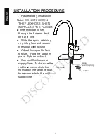 Предварительный просмотр 4 страницы Toto EN TL382SDL Installation And Owner'S Manual