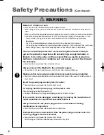 Preview for 6 page of Toto G400 SN920M Instruction Manual