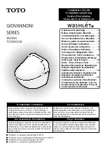 Toto Giovannoni Series Installation Manual preview