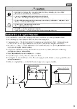 Preview for 3 page of Toto Giovannoni Series Installation Manual